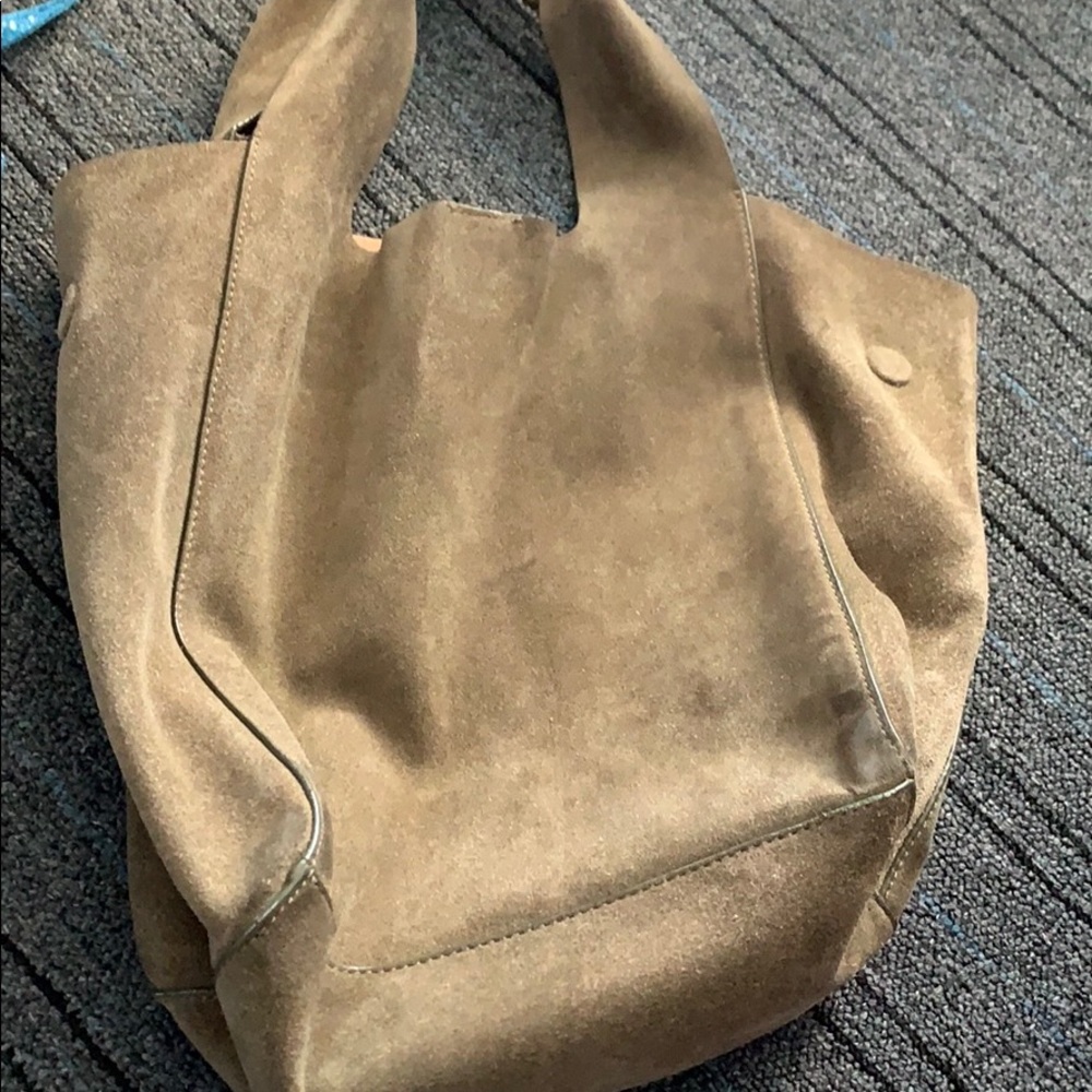 Suede bag